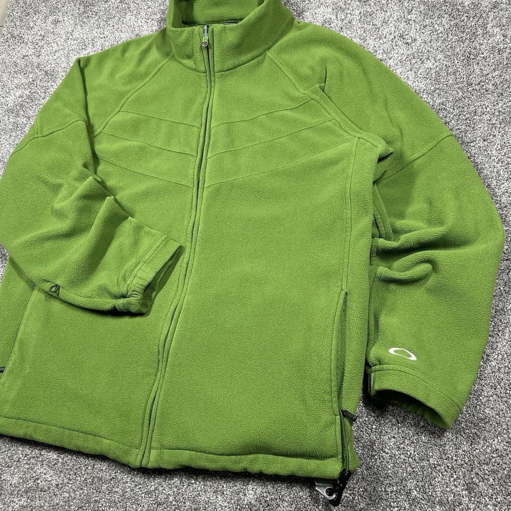 Vintage Oakley XL Zip Up Fleece Ski Hiking Tech Jacket Gorpcore 90s Y2K Software